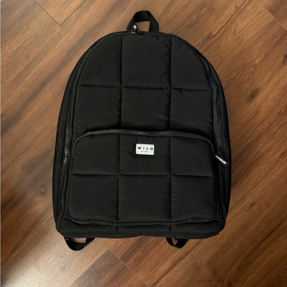 Black Quilted WILO Backpack